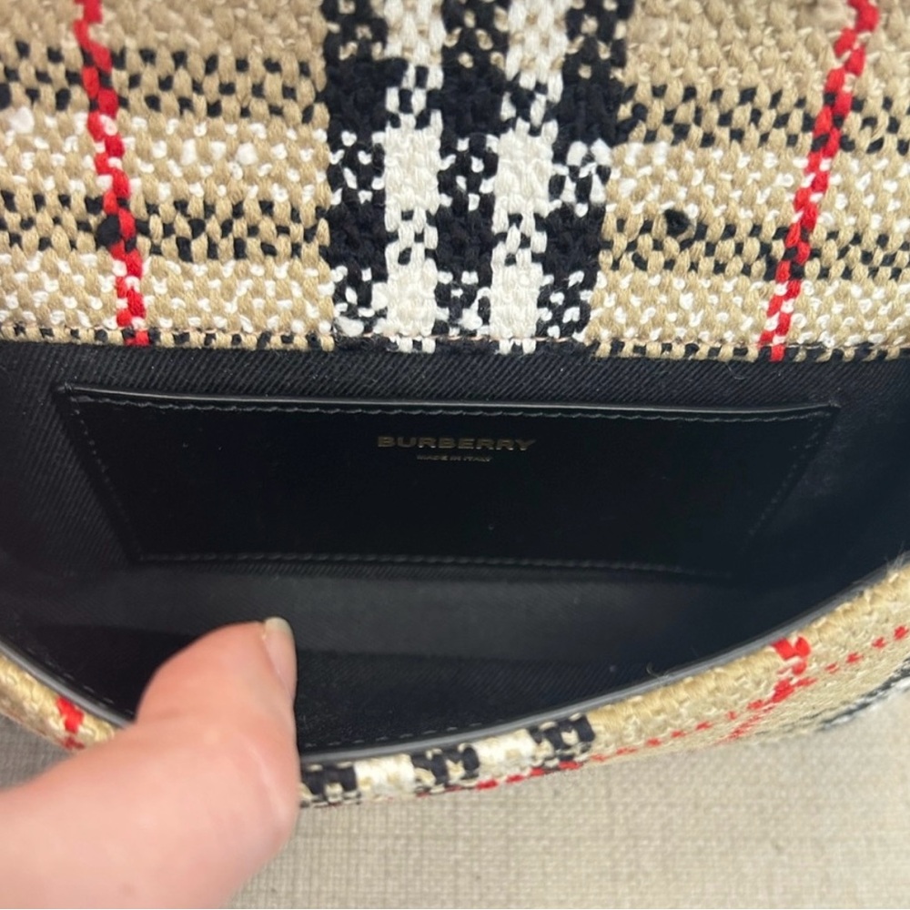 NWT‎ Burberry Mini Boucle Lola Crossbody Bag with box and dust bag - Picture 9 of 16
